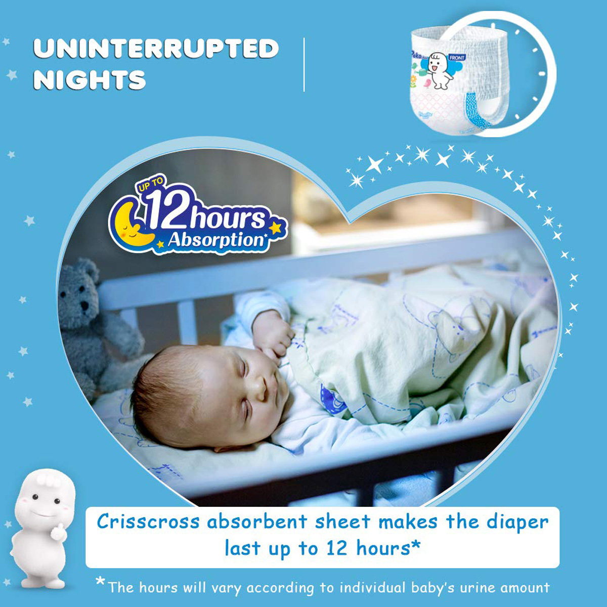 MamyPoko Extra Absorb Diaper Pants XXL, 14 Count, Pack of 1 MamyPoko Extra Absorb Diaper Pants XXL, 14 Count, Pack of 1