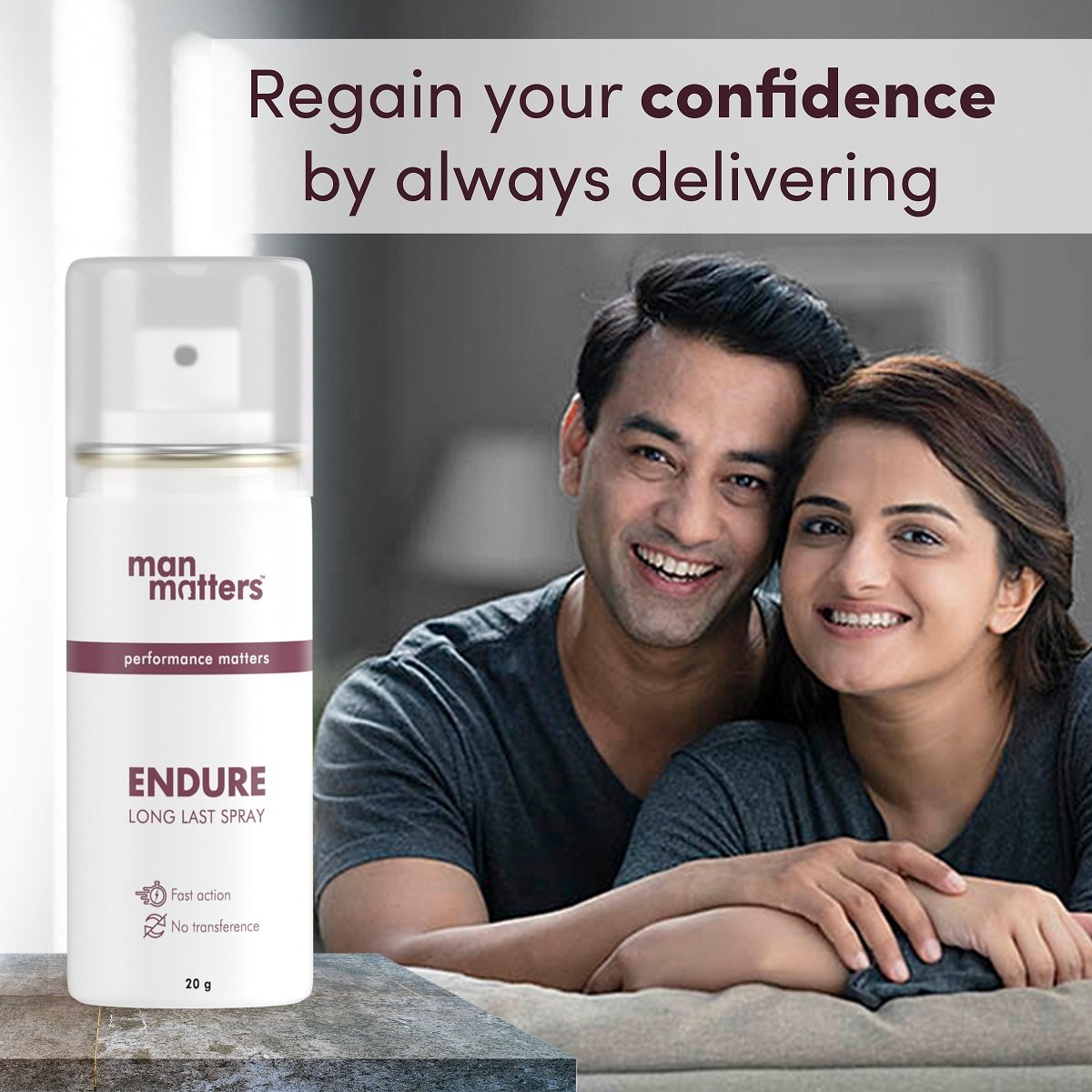 Man Matters Endure Long Last Spray 20 gm|For Endurance & Performance, Pack of 1 Man Matters Endure Long Last Spray 20 gm|For Endurance & Performance, Pack of 1
