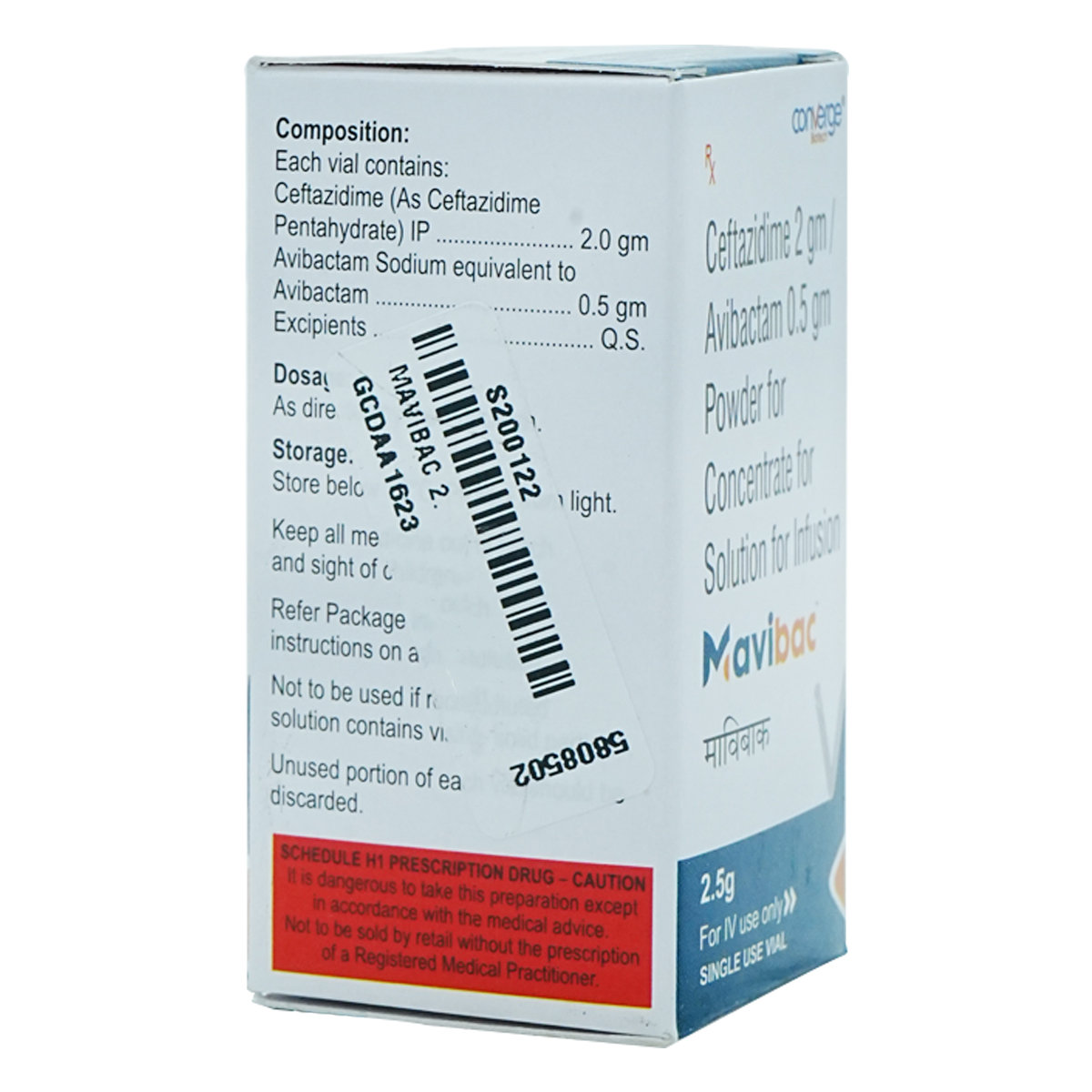 Mavibac Infusion 1's, Pack of 1 Injection Mavibac Infusion 1's, Pack of 1 Injection