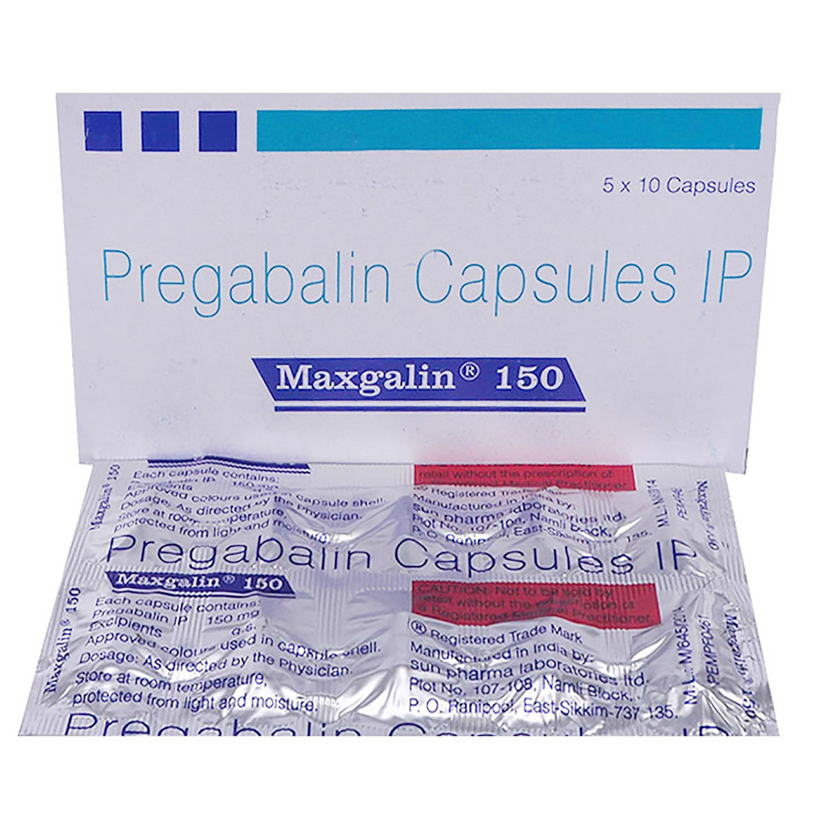 Maxgalin 150 Capsule 10's, Pack of 10 CAPSULES Maxgalin 150 Capsule 10's, Pack of 10 CAPSULES