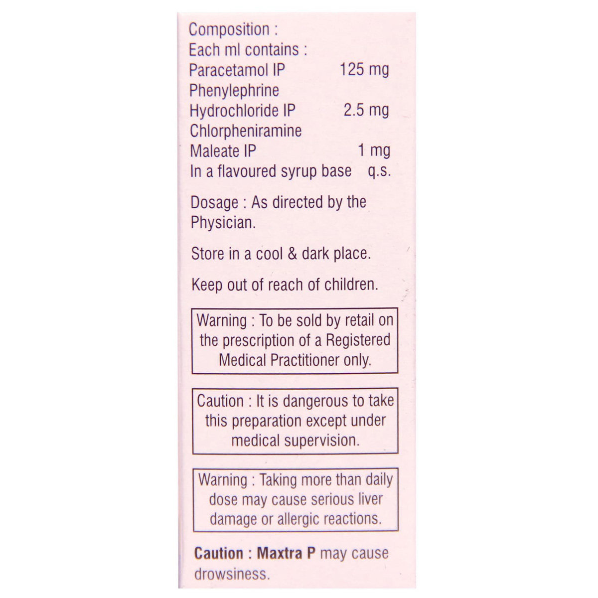 Maxtra P Oral Drops 15 ml, Pack of 1 Maxtra P Oral Drops 15 ml, Pack of 1