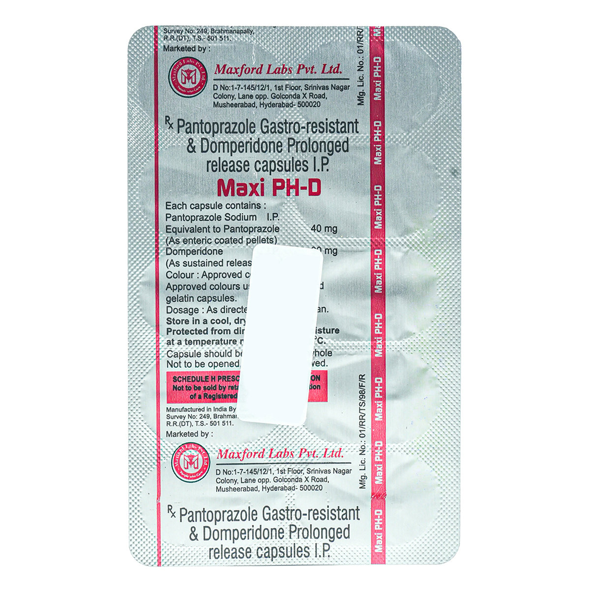 Maxi PH-D Capsule 10's, Pack of 10 CAPSULES Maxi PH-D Capsule 10's, Pack of 10 CAPSULES