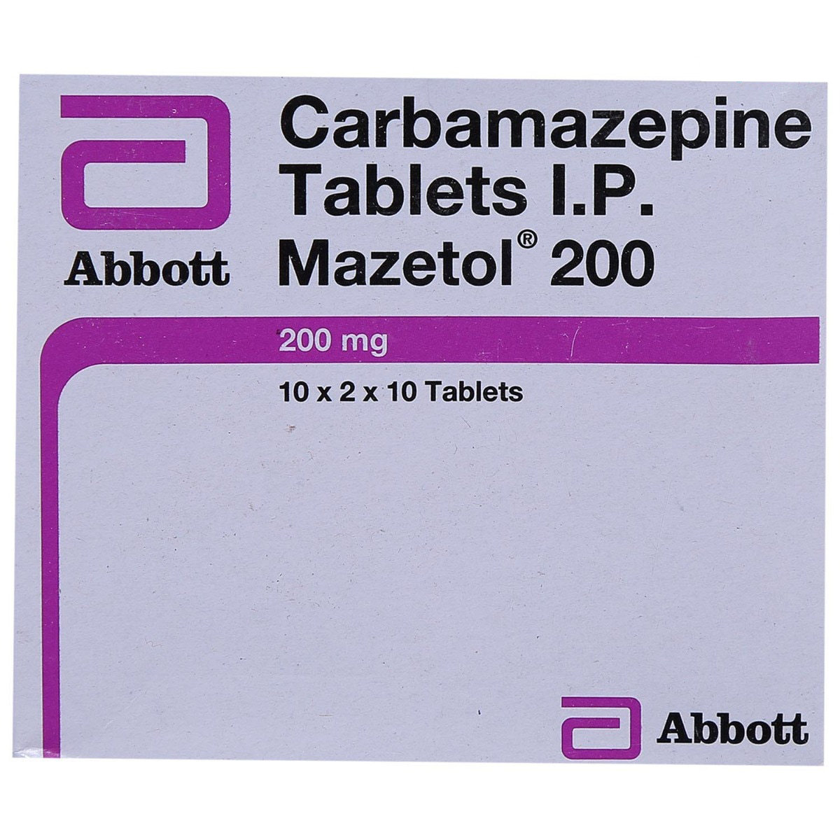 Mazetol 200 Tablet 10's, Pack of 10 TABLETS Mazetol 200 Tablet 10's, Pack of 10 TABLETS