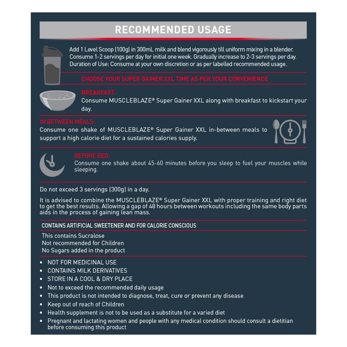 MuscleBlaze Super Gainer XXL Chocolate Bliss Flavour Powder, 1 kg, Pack of 1 MuscleBlaze Super Gainer XXL Chocolate Bliss Flavour Powder, 1 kg, Pack of 1