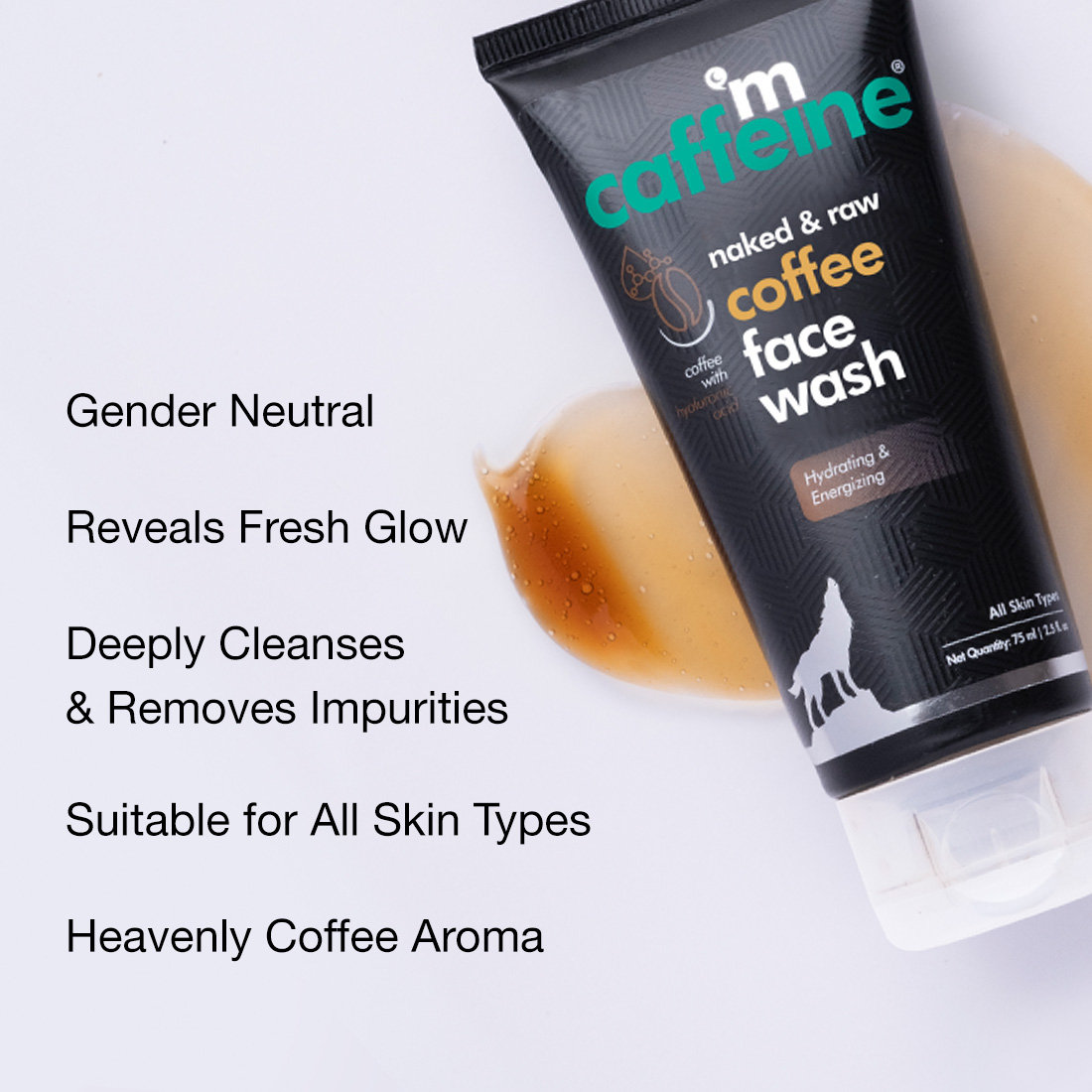 Mcaffeine Naked & Raw Coffee Face Wash 100 ml | Coffee With White Water Lilly | Removes Oil, Tan & Dirt | Deeply Cleanses Skin | Hydrates Skin | Suitable For Both Men & Women |For Normal To Oily Skin, Pack of 1 Mcaffeine Naked & Raw Coffee Face Wash 100 ml | Coffee With White Water Lilly | Removes Oil, Tan & Dirt | Deeply Cleanses Skin | Hydrates Skin | Suitable For Both Men & Women |For Normal To Oily Skin, Pack of 1