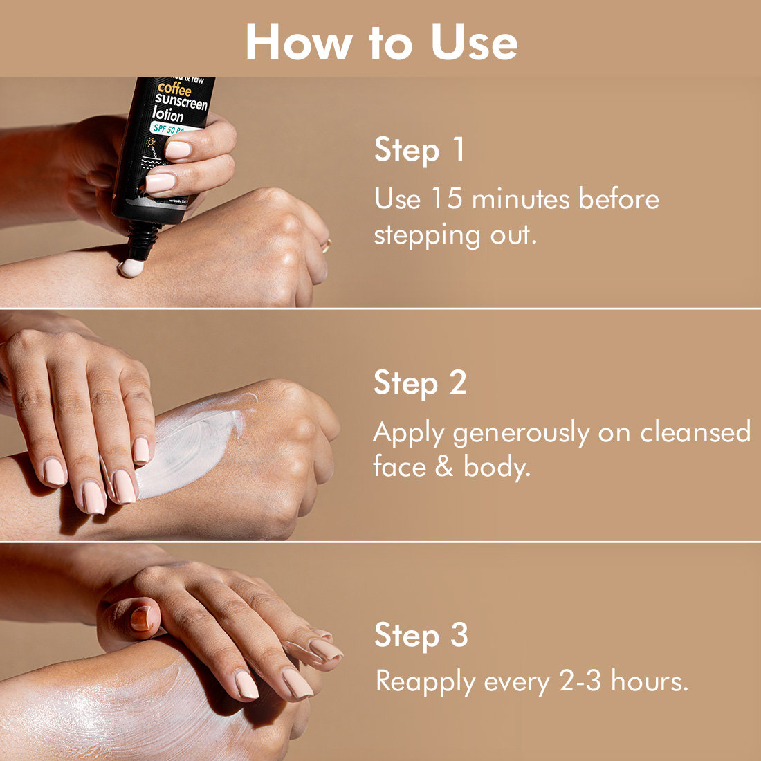 Mcaffeine Coffee SPF 50 PA++ Sunscreen Lotion, 50 ml, Pack of 1 Mcaffeine Coffee SPF 50 PA++ Sunscreen Lotion, 50 ml, Pack of 1