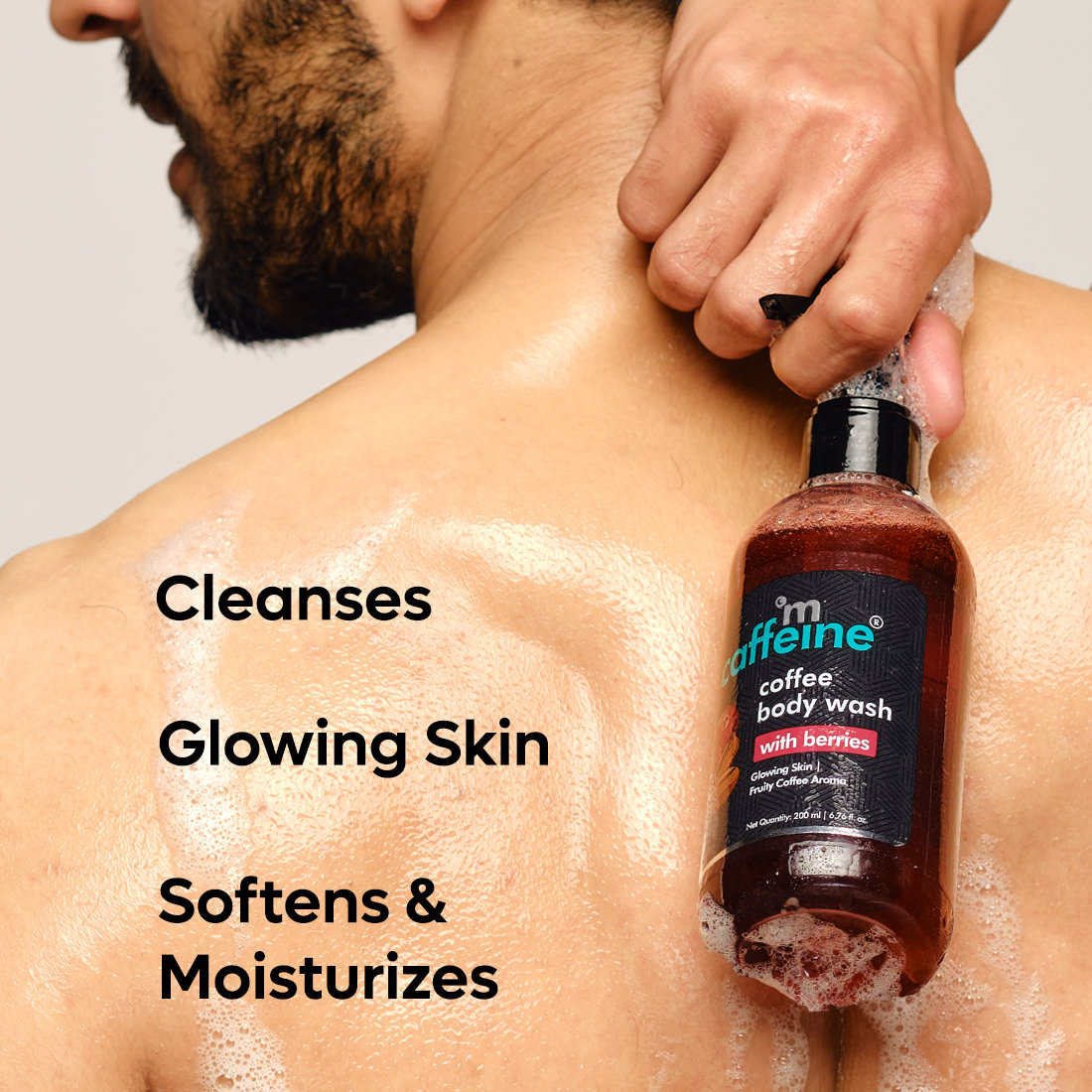 mCaffeine Coffee Body Wash with Berries 200 ml | Enriched With Coffee Extract, Caffeine, Vitamin E & Berries | De-Tans | Cleanses & Moisturises Skin | Gives Glowing Skin | Fruity Coffee Aroma | For All Skin Type, Pack of 1 mCaffeine Coffee Body Wash with Berries 200 ml | Enriched With Coffee Extract, Caffeine, Vitamin E & Berries | De-Tans | Cleanses & Moisturises Skin | Gives Glowing Skin | Fruity Coffee Aroma | For All Skin Type, Pack of 1