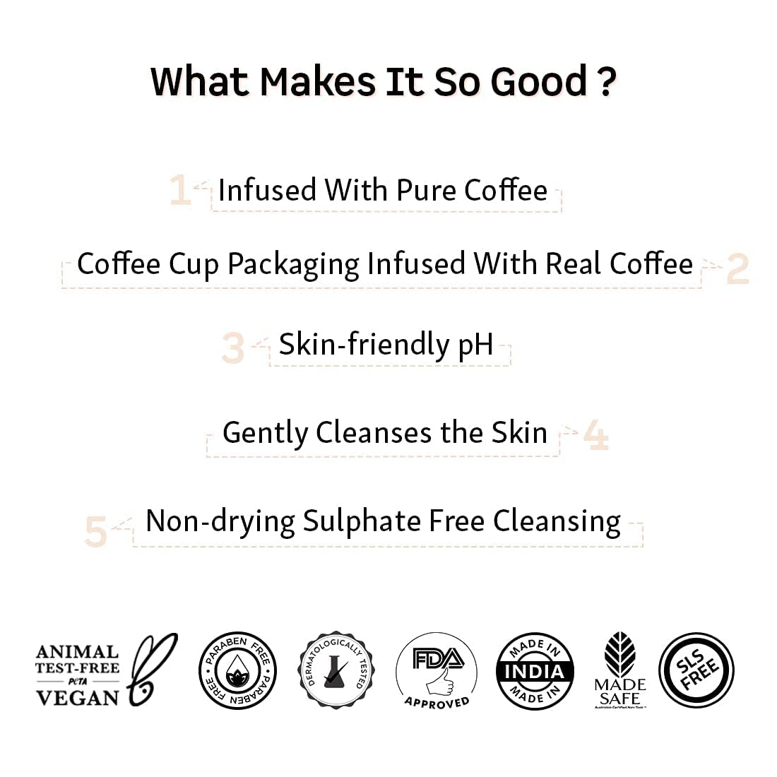 Mcaffeine Cappuccino Coffee Body Wash 300 ml | With Almond Milk | Moiturises & Smoothens Skin | Exfoliates Dry Skin | For Men & Women | For All Skin Type, Pack of 1 Mcaffeine Cappuccino Coffee Body Wash 300 ml | With Almond Milk | Moiturises & Smoothens Skin | Exfoliates Dry Skin | For Men & Women | For All Skin Type, Pack of 1