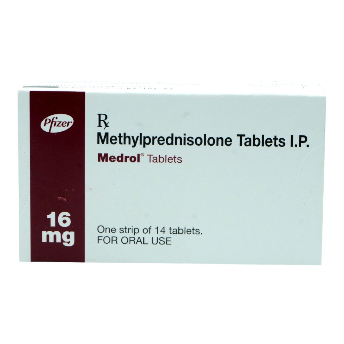 Medrol 16 mg Tablet 14's, Pack of 14 TABLETS Medrol 16 mg Tablet 14's, Pack of 14 TABLETS