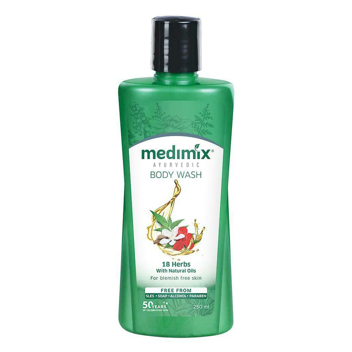 Medimix 18 Herbs With Natural Oils Body Wash, 250 ml, Pack of 1 Medimix 18 Herbs With Natural Oils Body Wash, 250 ml, Pack of 1