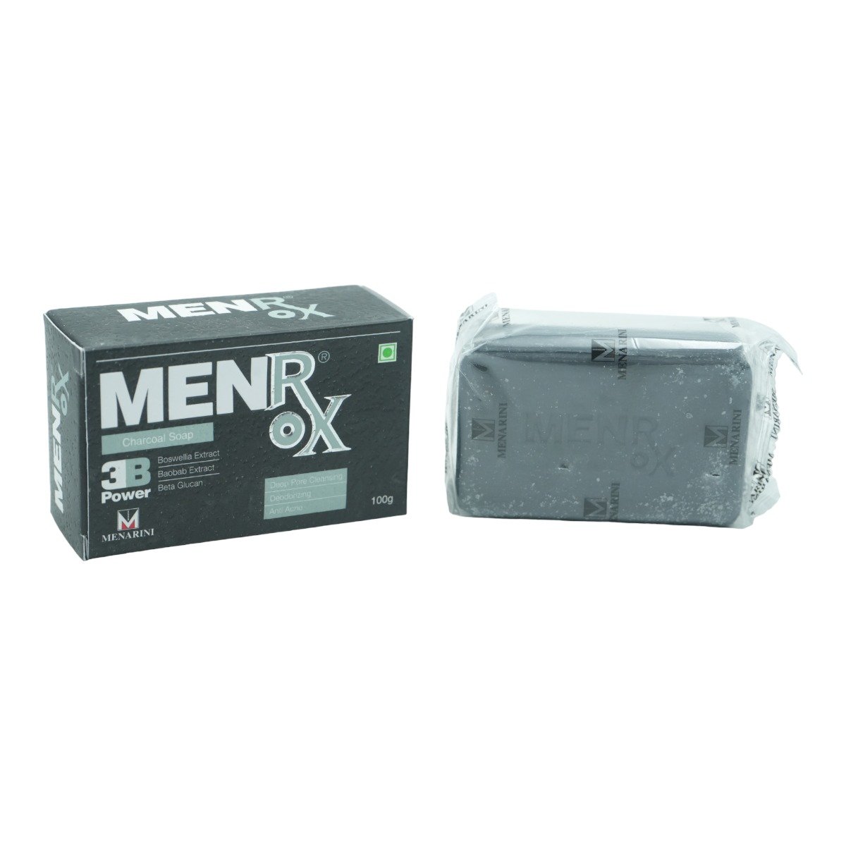 Menrox Charcoal Soap 100gm, Pack of 1 Menrox Charcoal Soap 100gm, Pack of 1