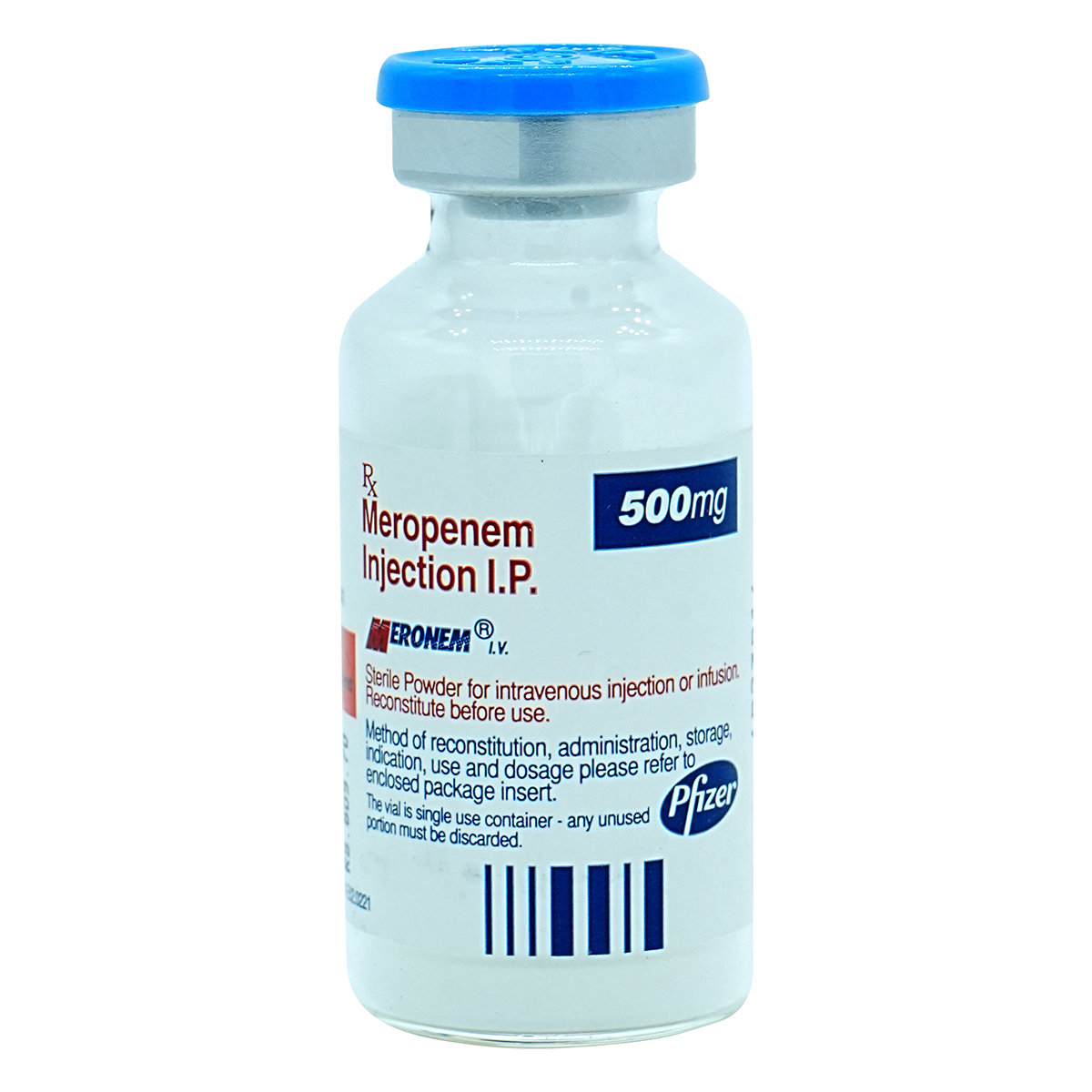 Meronem 500 mg Injection, Pack of 1 INJECTION Meronem 500 mg Injection, Pack of 1 INJECTION