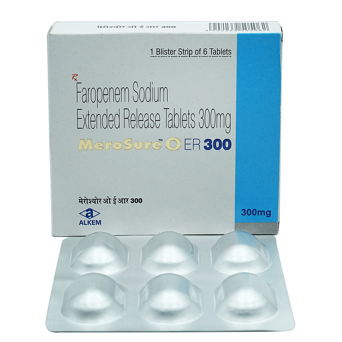 Merosure O ER 300 Tablet 6's, Pack of 6 TABLETS Merosure O ER 300 Tablet 6's, Pack of 6 TABLETS