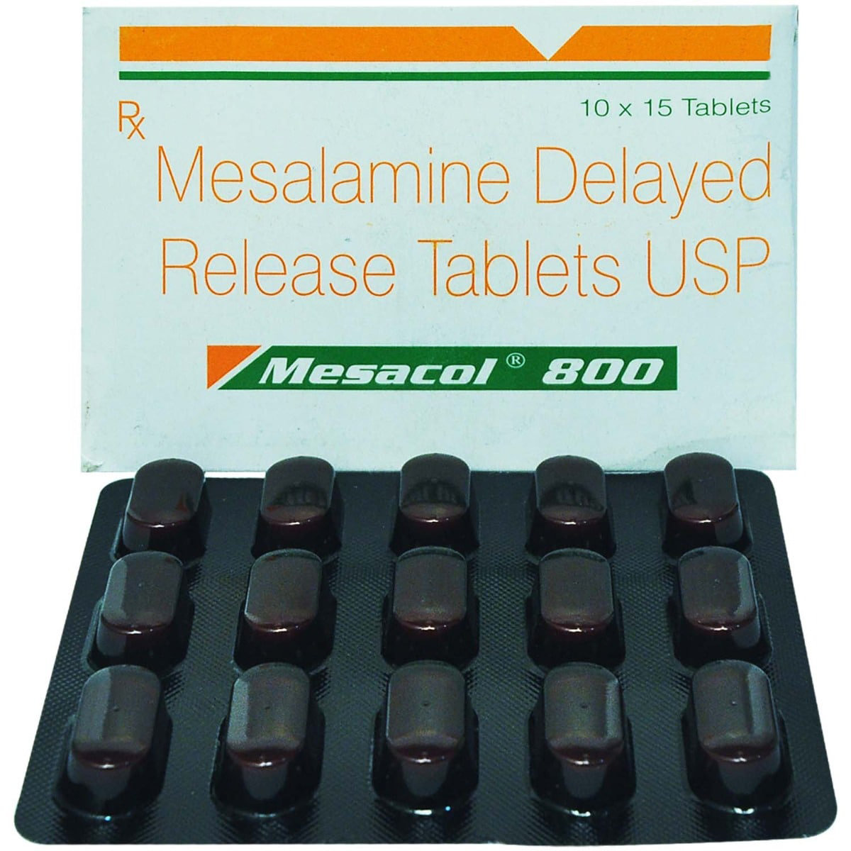 Mesacol 800 Tablet 15's, Pack of 15 TABLETS Mesacol 800 Tablet 15's, Pack of 15 TABLETS