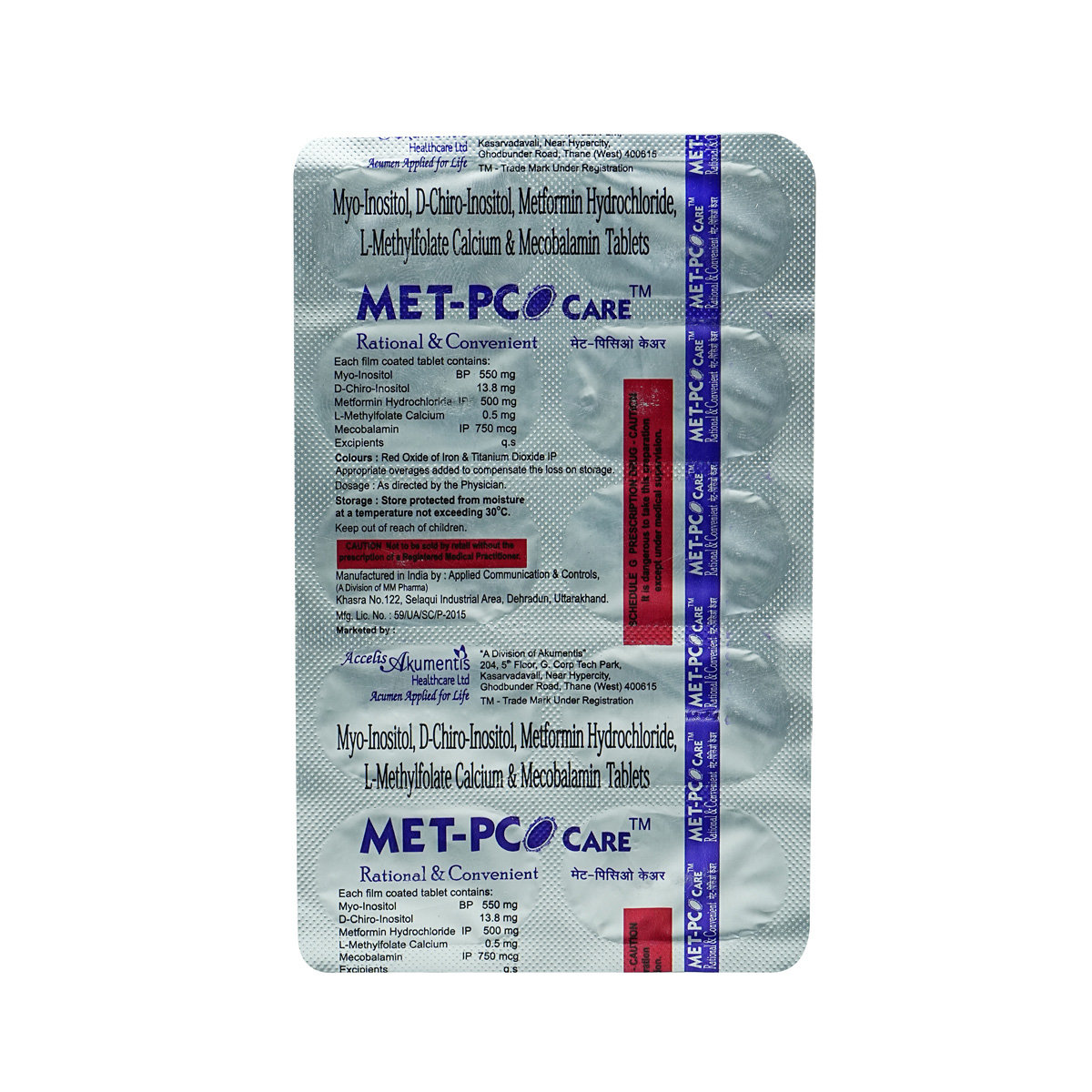 Met Pco Care Tablet 10's, Pack of 10 TabletS Met Pco Care Tablet 10's, Pack of 10 TabletS