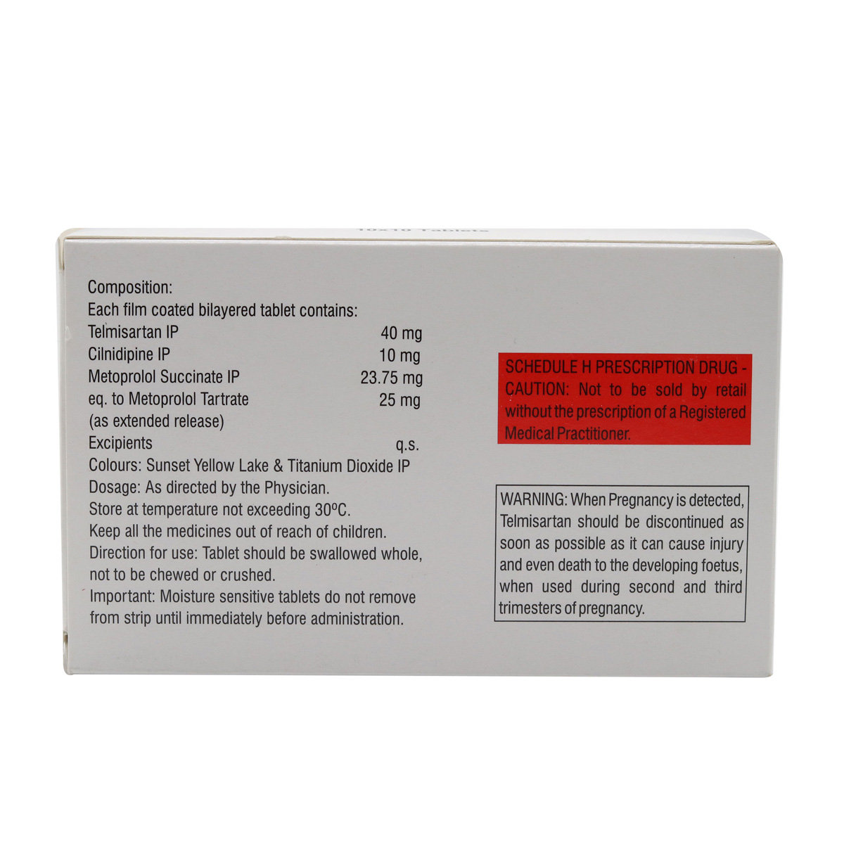 Metosartan LN 25 Tablet 10's, Pack of 10 TABLETS Metosartan LN 25 Tablet 10's, Pack of 10 TABLETS