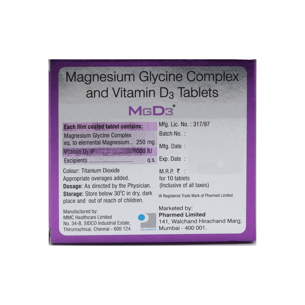 MGD3 Tablet 10's, Pack of 10 MGD3 Tablet 10's, Pack of 10