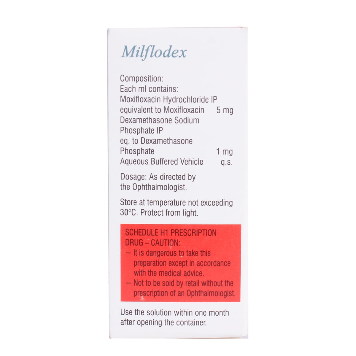 Milflodex Eye Drops 5 ml, Pack of 1 EYE DROPS Milflodex Eye Drops 5 ml, Pack of 1 EYE DROPS