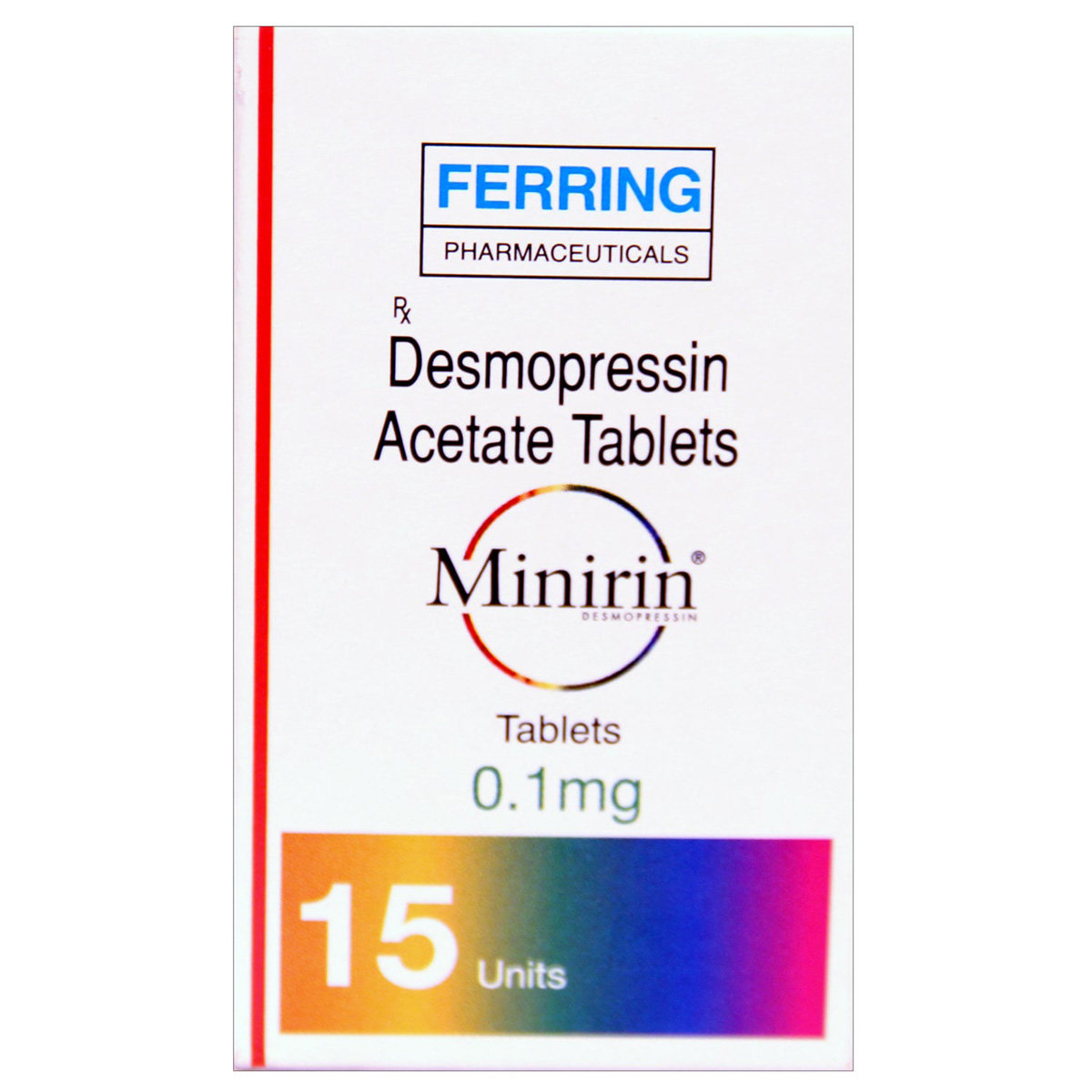 Minirin 0.1 Tablet 15's, Pack of 15 TABLETS Minirin 0.1 Tablet 15's, Pack of 15 TABLETS