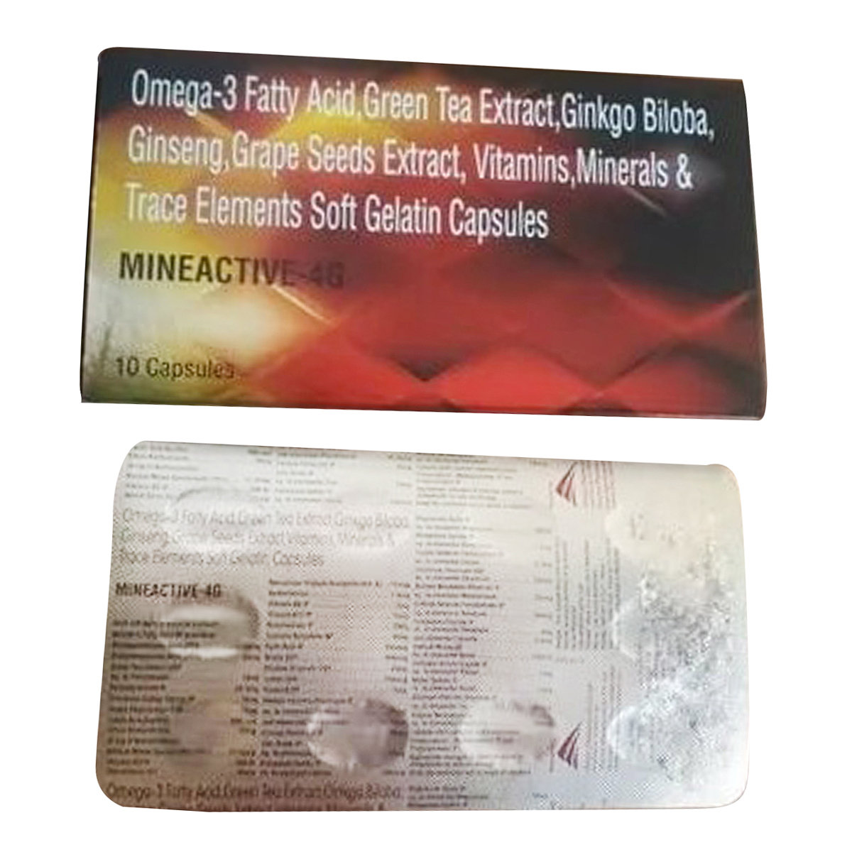 Mineactive 4g Softgels Capsule 10s, Pack of 10 Mineactive 4g Softgels Capsule 10s, Pack of 10