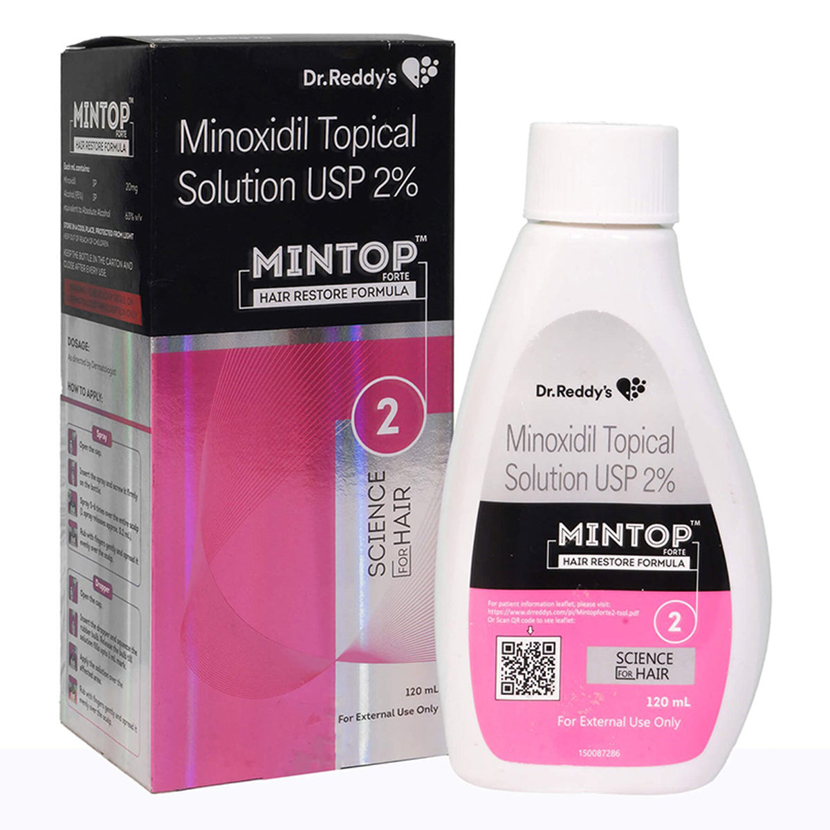 Mintop Forte 2% Topical Solution 120 ml, Pack of 1 Solution Mintop Forte 2% Topical Solution 120 ml, Pack of 1 Solution