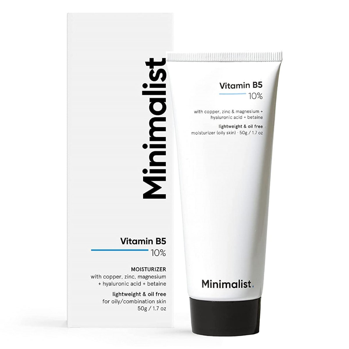 Minimalist 10% Vitamin B5 Moisturizer 50 gm| For Oily Skin, Pack of 1 Minimalist 10% Vitamin B5 Moisturizer 50 gm| For Oily Skin, Pack of 1