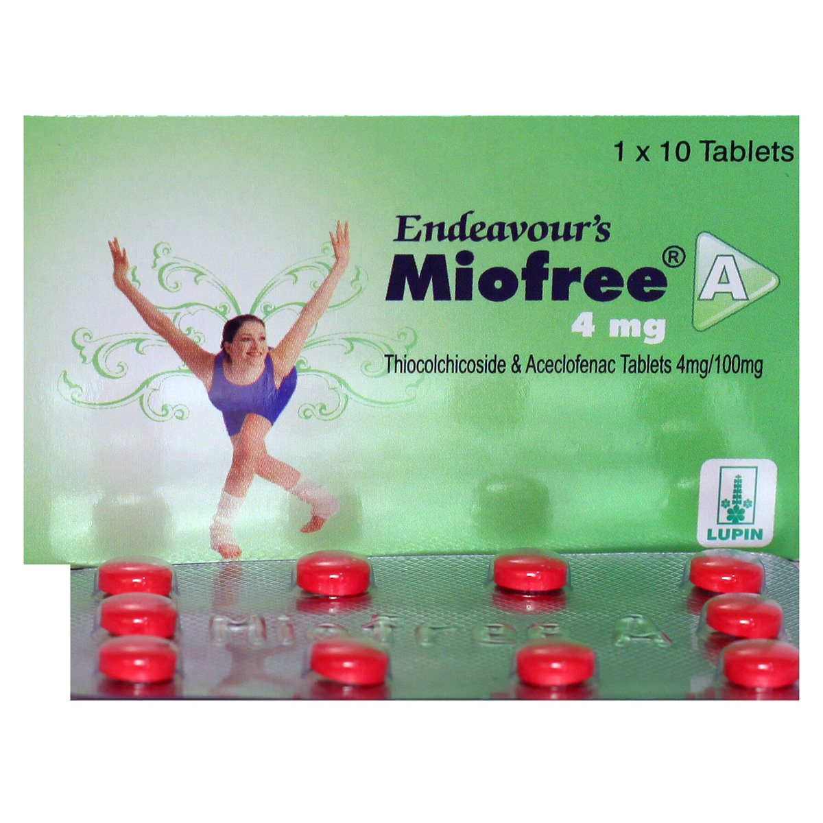 Miofree A 4 mg Tablet 10's, Pack of 10 Miofree A 4 mg Tablet 10's, Pack of 10