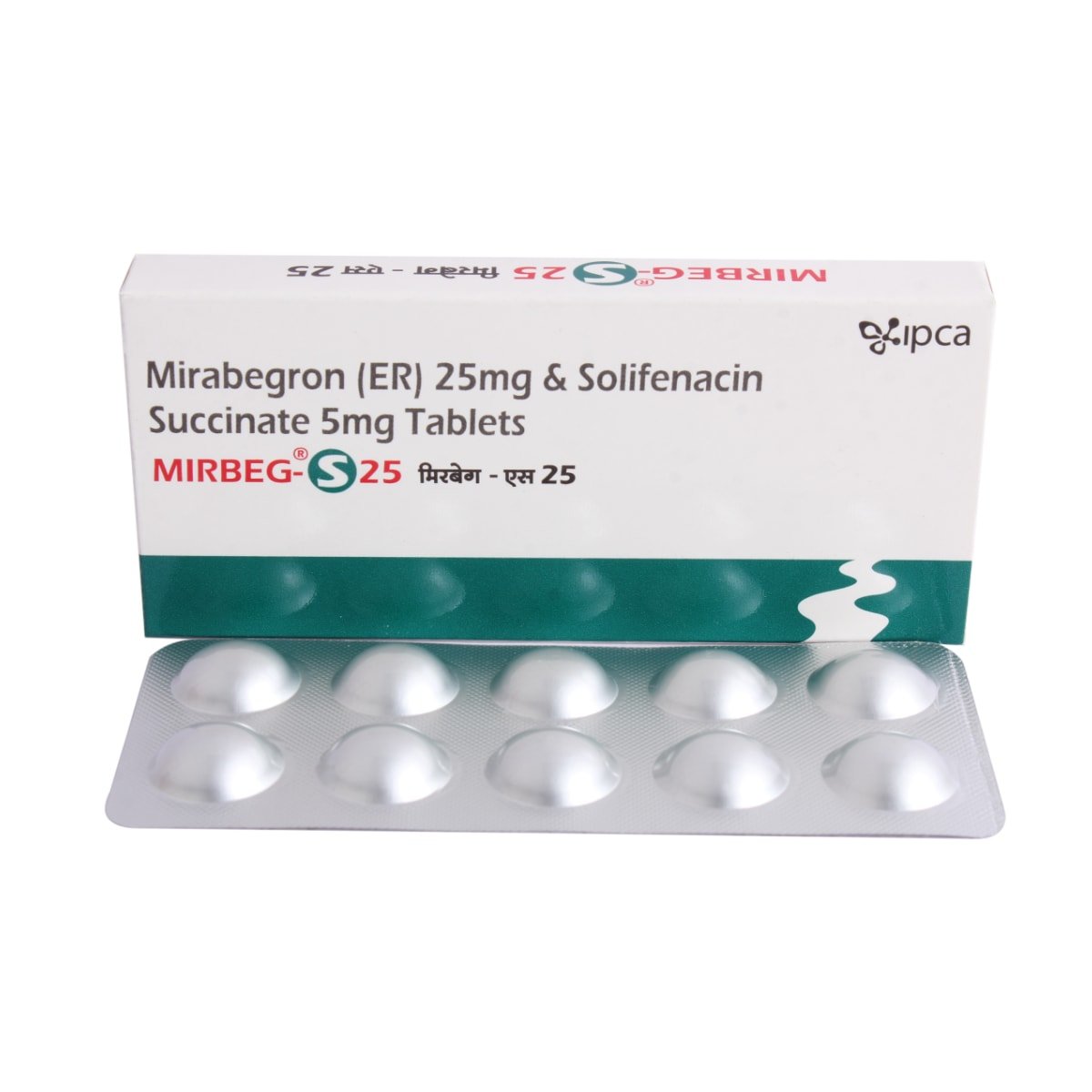 Mirbeg S 25 Tablet 10's, Pack of 10 Mirbeg S 25 Tablet 10's, Pack of 10