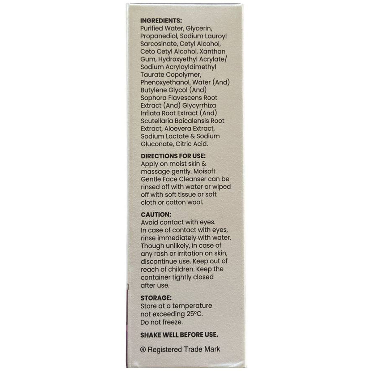 Moisoft Gentle Face Cleanser 125 gm, Pack of 1 Moisoft Gentle Face Cleanser 125 gm, Pack of 1