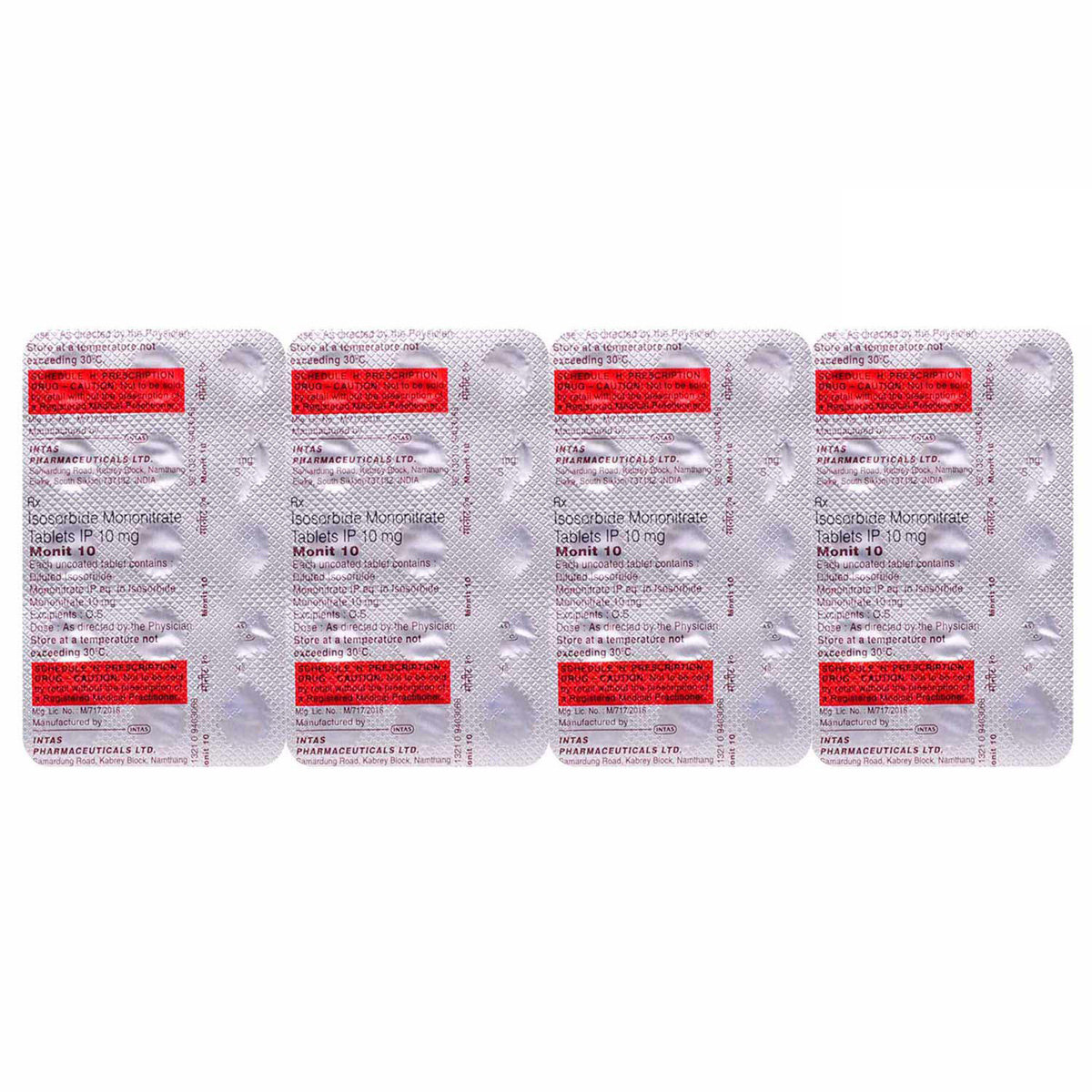 Monit 10 mg Tablet 15's, Pack of 15 TABLETS Monit 10 mg Tablet 15's, Pack of 15 TABLETS