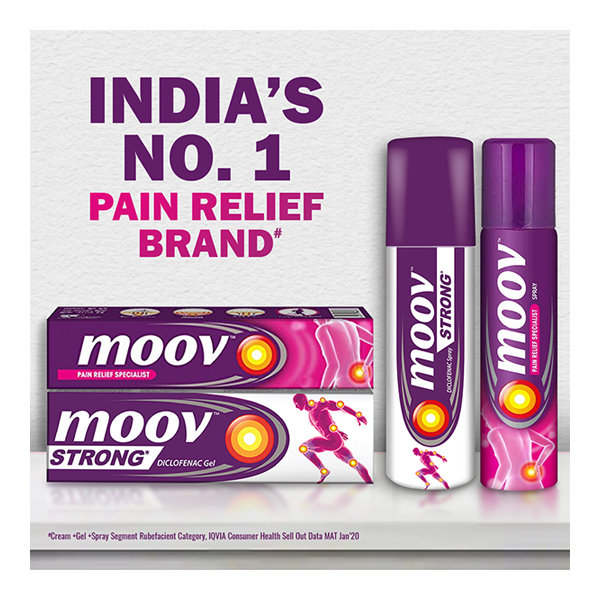 Moov Strong Gel, 50 gm, Pack of 1 Moov Strong Gel, 50 gm, Pack of 1