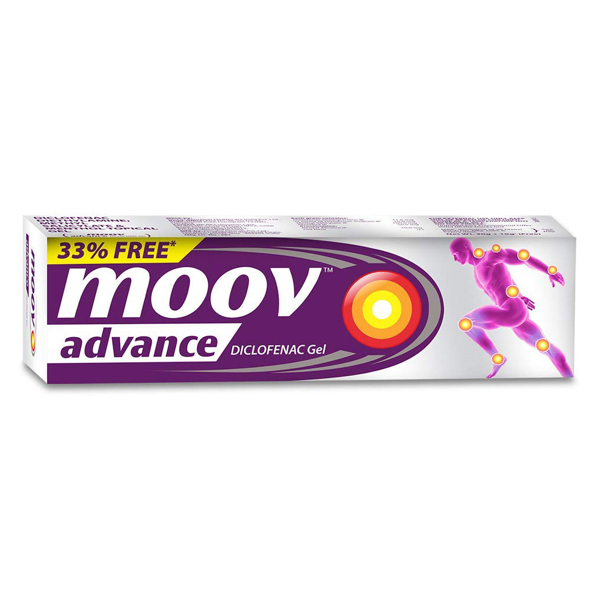 Moov Advance Diclofenac Gel, 30 gm, Pack of 1 Moov Advance Diclofenac Gel, 30 gm, Pack of 1