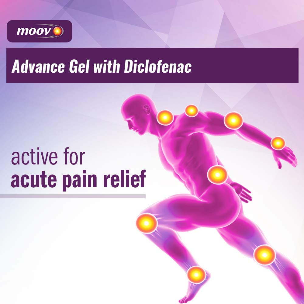 Moov Advance Diclofenac Gel, 30 gm, Pack of 1 Moov Advance Diclofenac Gel, 30 gm, Pack of 1