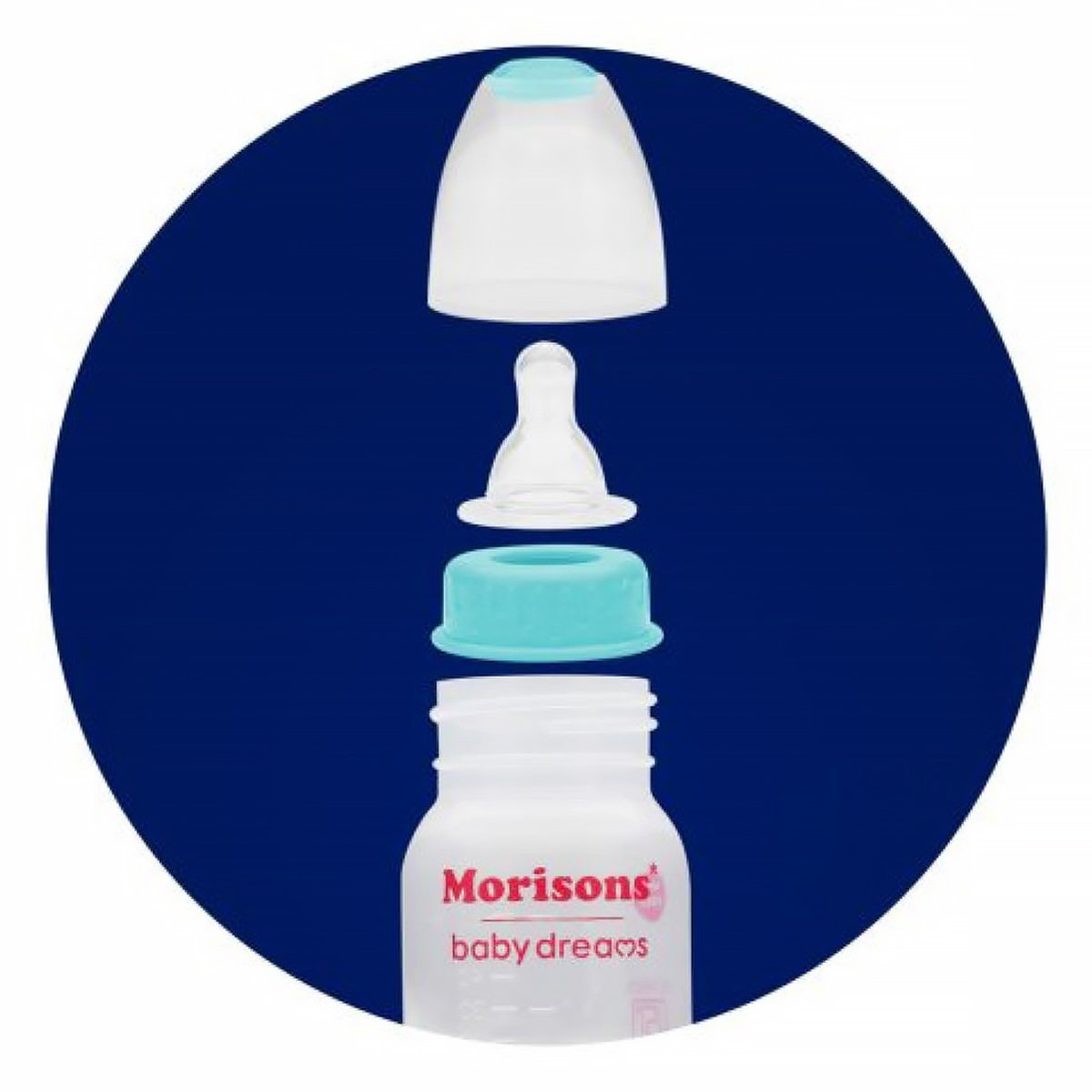 Morisons Baby Dreams Feeding Bottle, 125 ml, Pack of 1 Morisons Baby Dreams Feeding Bottle, 125 ml, Pack of 1