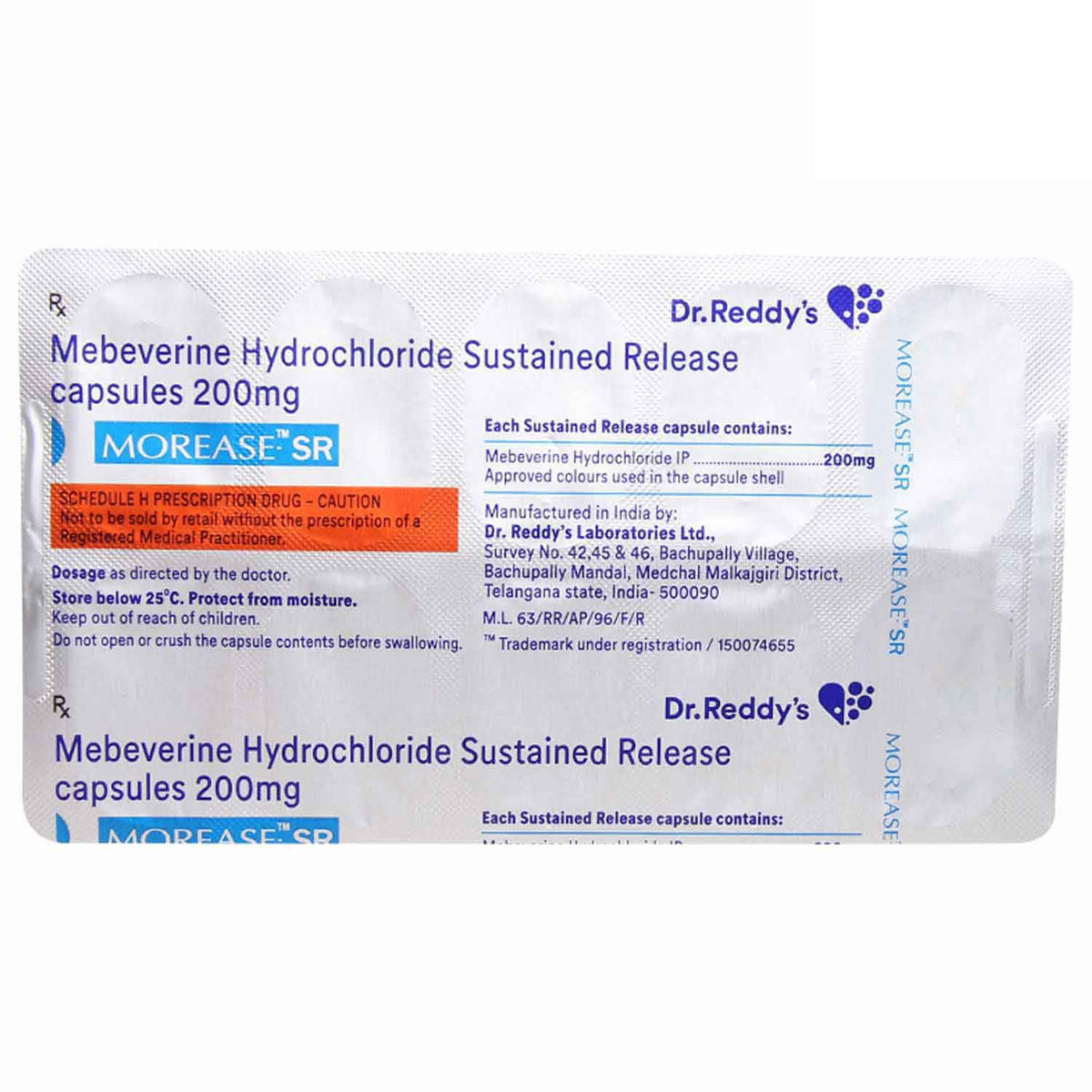 Morease-SR Capsule 10's, Pack of 10 CAPSULES Morease-SR Capsule 10's, Pack of 10 CAPSULES