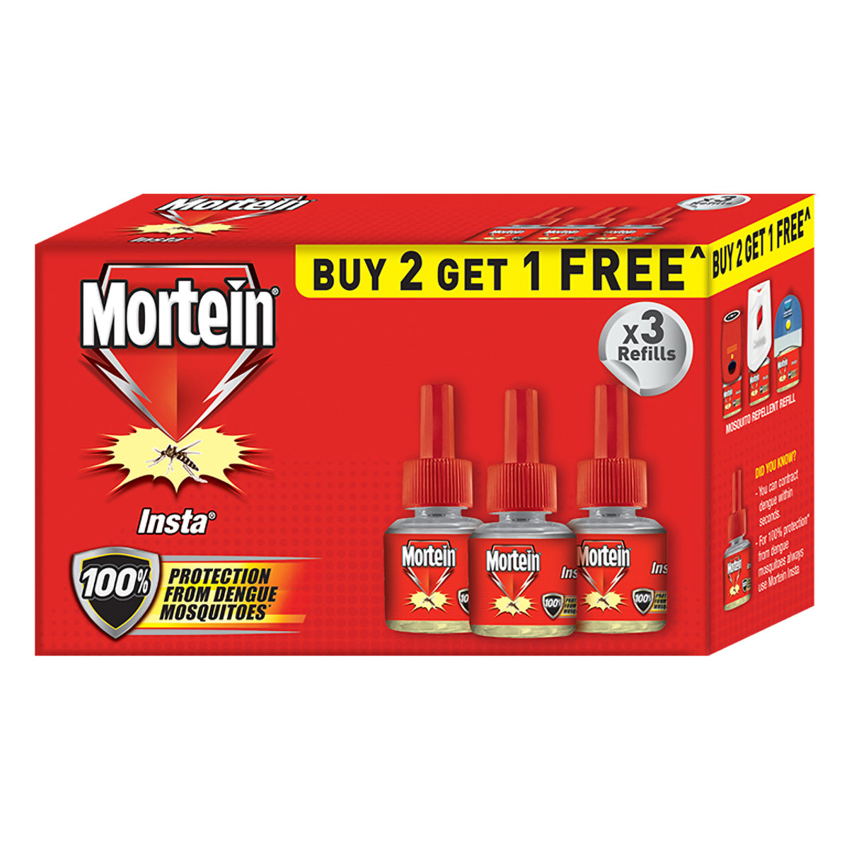 Mortein Refill, 3x35 ml (Buy 2, Get 1 Free), Pack of 1 Mortein Refill, 3x35 ml (Buy 2, Get 1 Free), Pack of 1