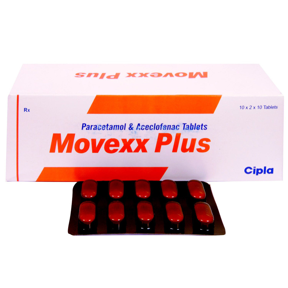 Movexx Plus Tablet 10's, Pack of 10 TABLETS Movexx Plus Tablet 10's, Pack of 10 TABLETS