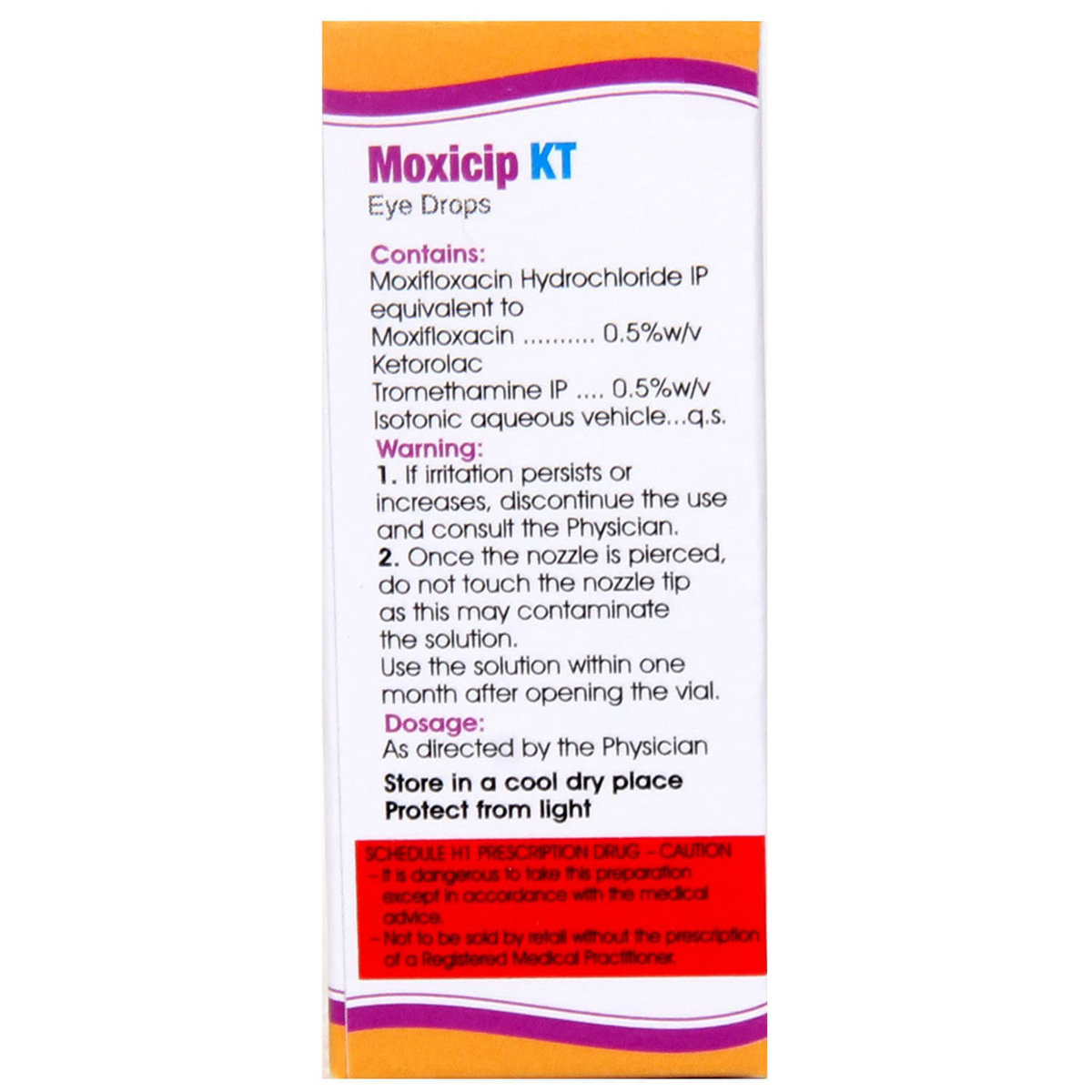 Moxicip KT Eye Drops 5 ml, Pack of 1 EYE DROPS Moxicip KT Eye Drops 5 ml, Pack of 1 EYE DROPS