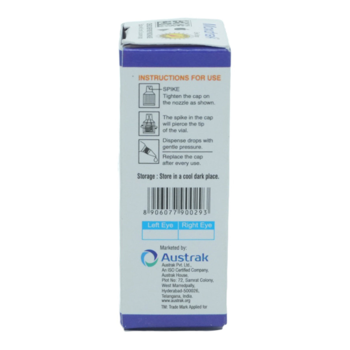 Moxdrak Eye Drops 5ml, Pack of 1 Eye Drops Moxdrak Eye Drops 5ml, Pack of 1 Eye Drops