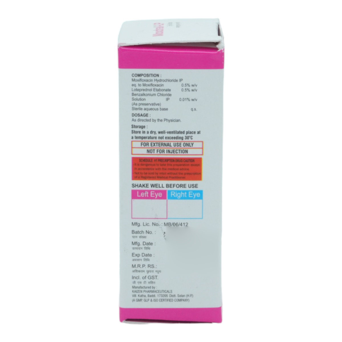 Moxdrak-LP Eye Drops 5 ml, Pack of 1 Eye Drops Moxdrak-LP Eye Drops 5 ml, Pack of 1 Eye Drops