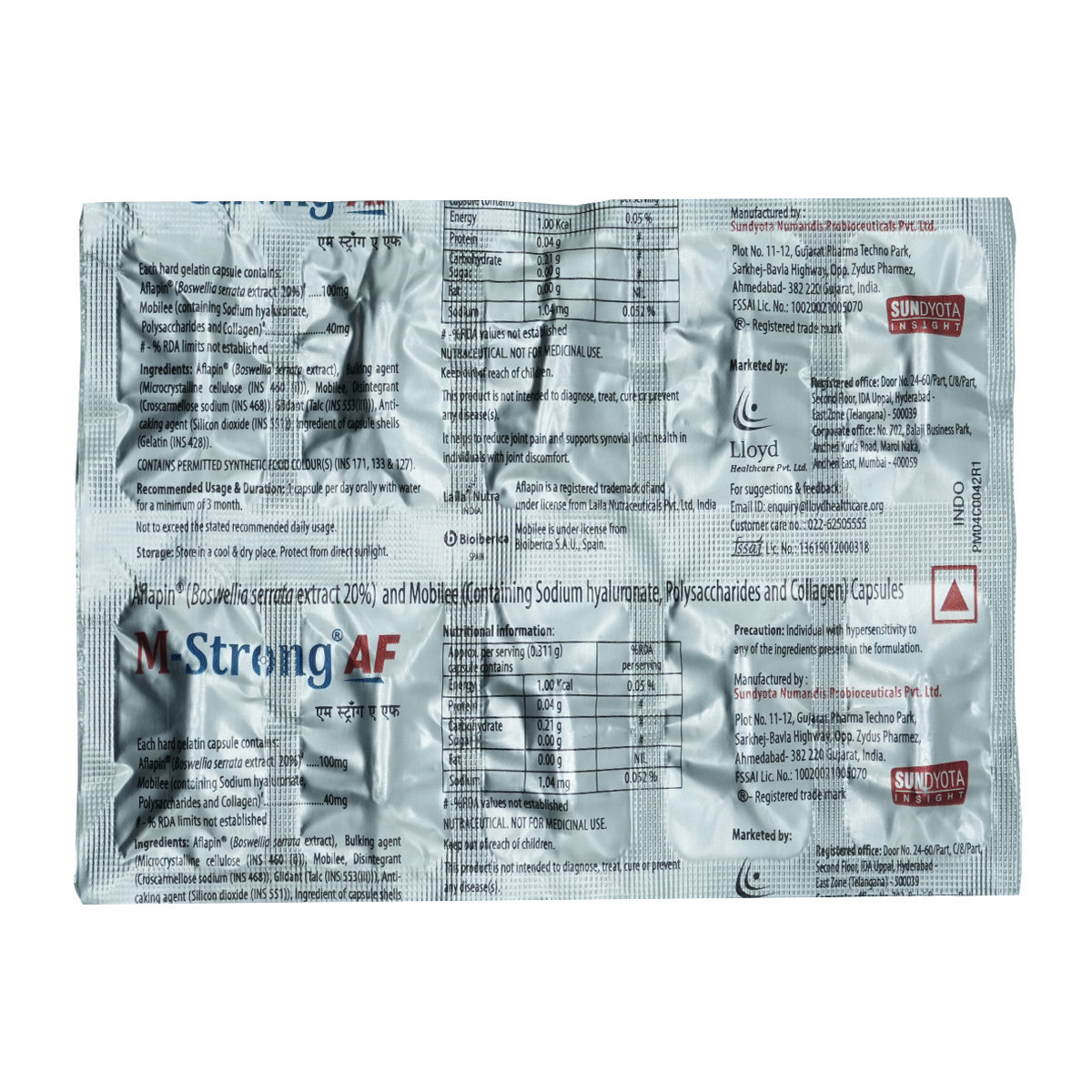 M-Strong AF Capsule 10's, Pack of 10 CapsuleS M-Strong AF Capsule 10's, Pack of 10 CapsuleS