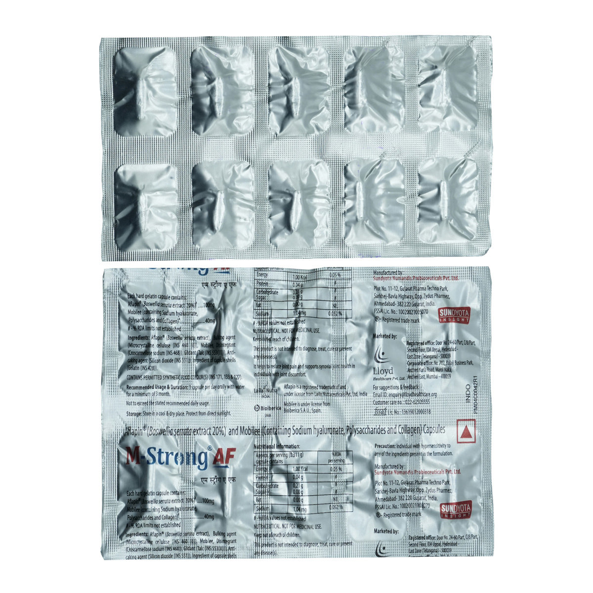 M-Strong AF Capsule 10's, Pack of 10 CapsuleS M-Strong AF Capsule 10's, Pack of 10 CapsuleS