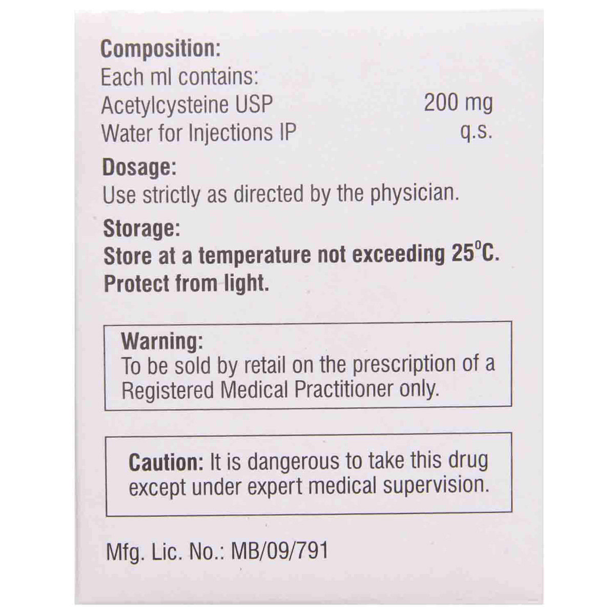 Mucomix Injection 5 ml, Pack of 1 INJECTION Mucomix Injection 5 ml, Pack of 1 INJECTION