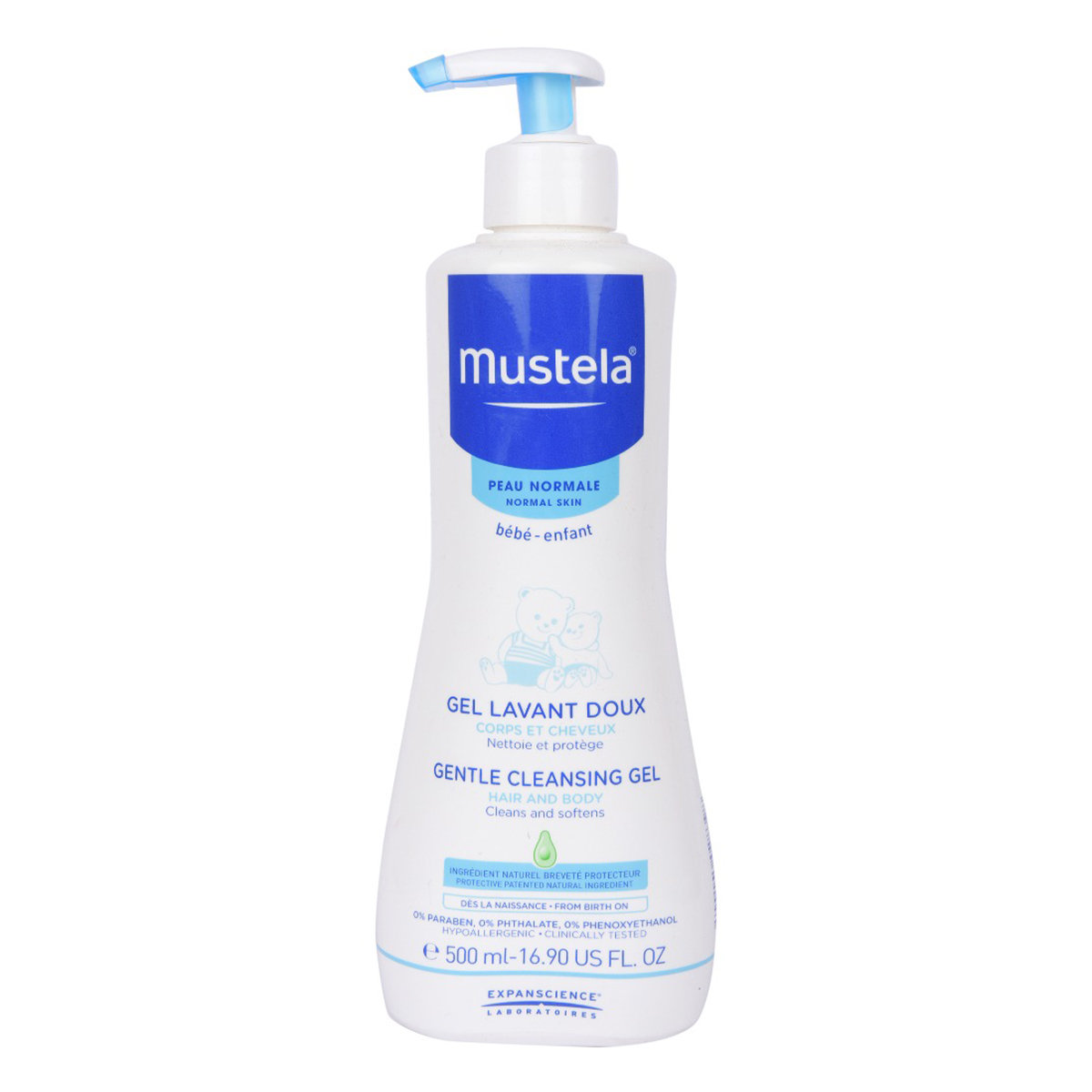 Mustela Gentle Baby Cleansing Gel, 500 ml, Pack of 1 Mustela Gentle Baby Cleansing Gel, 500 ml, Pack of 1