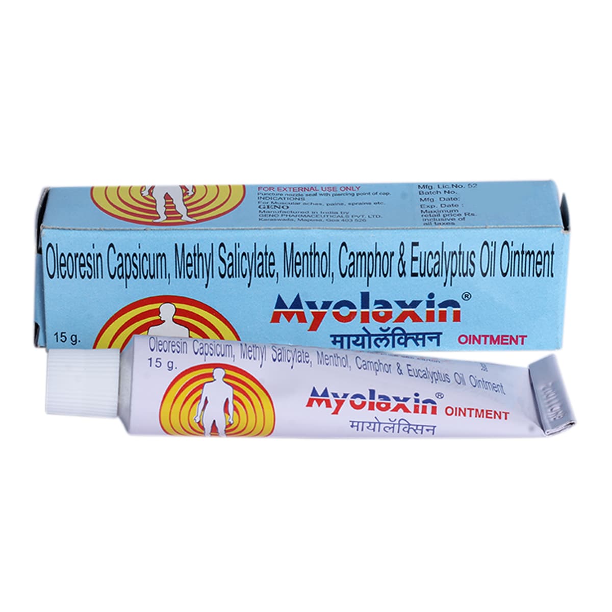 Myolaxin Ointment 15 gm, Pack of 1 OINTMENT Myolaxin Ointment 15 gm, Pack of 1 OINTMENT
