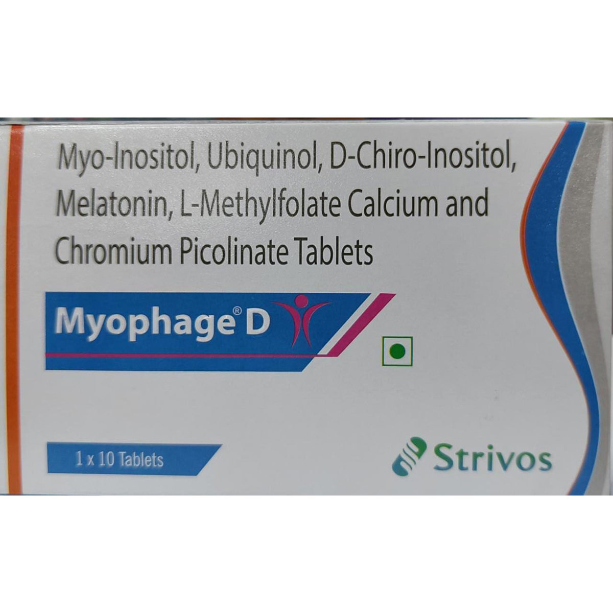 Myophage D Tablet 10's, Pack of 10 TABLETS Myophage D Tablet 10's, Pack of 10 TABLETS