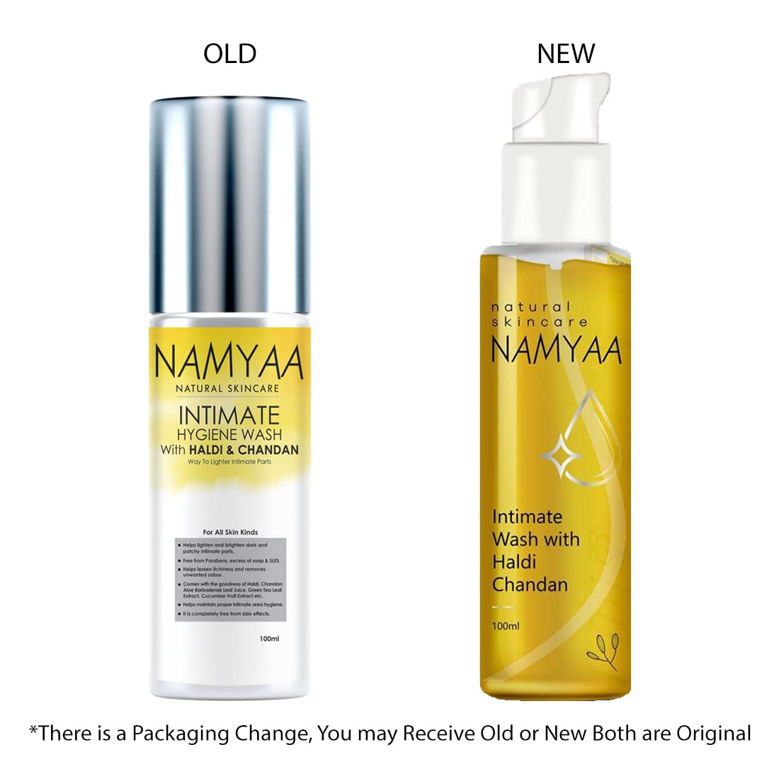 Namyaa Intimate Wash with Haldi & Chandan, 100 ml, Pack of 1 Namyaa Intimate Wash with Haldi & Chandan, 100 ml, Pack of 1