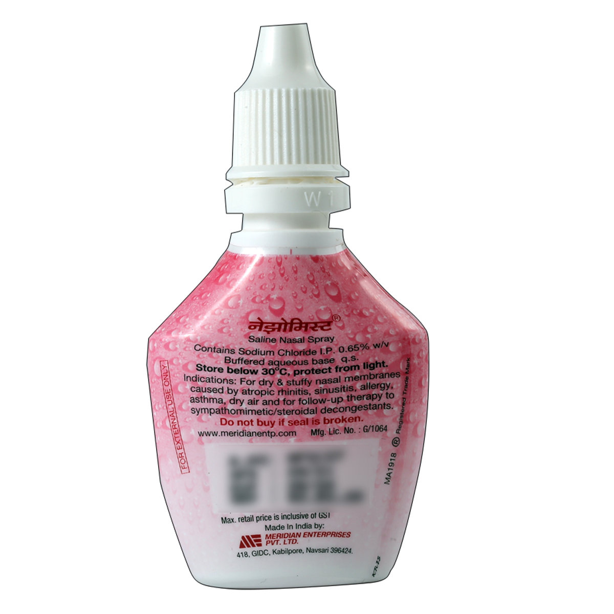 Nasomist Nasal Spray 20 ml, Pack of 1 Nasomist Nasal Spray 20 ml, Pack of 1