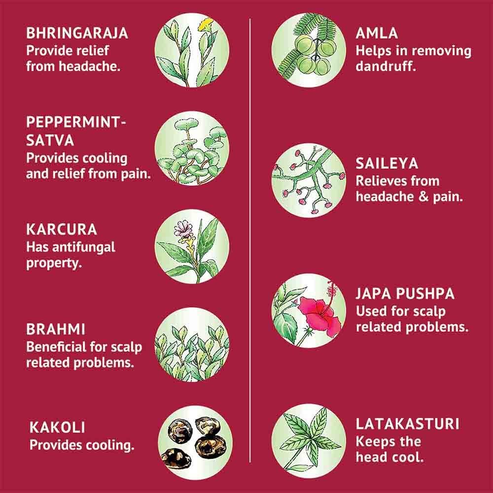 Navratna Almond Ayurvedic Cool Hair Oil, 50 ml, Pack of 1 Navratna Almond Ayurvedic Cool Hair Oil, 50 ml, Pack of 1