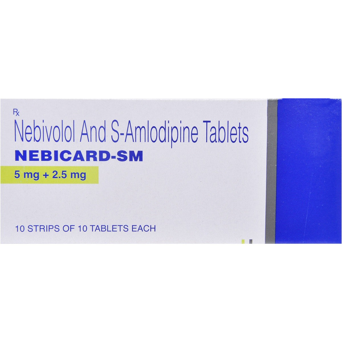 Nebicard-SM Tablet 10's, Pack of 10 TABLETS Nebicard-SM Tablet 10's, Pack of 10 TABLETS